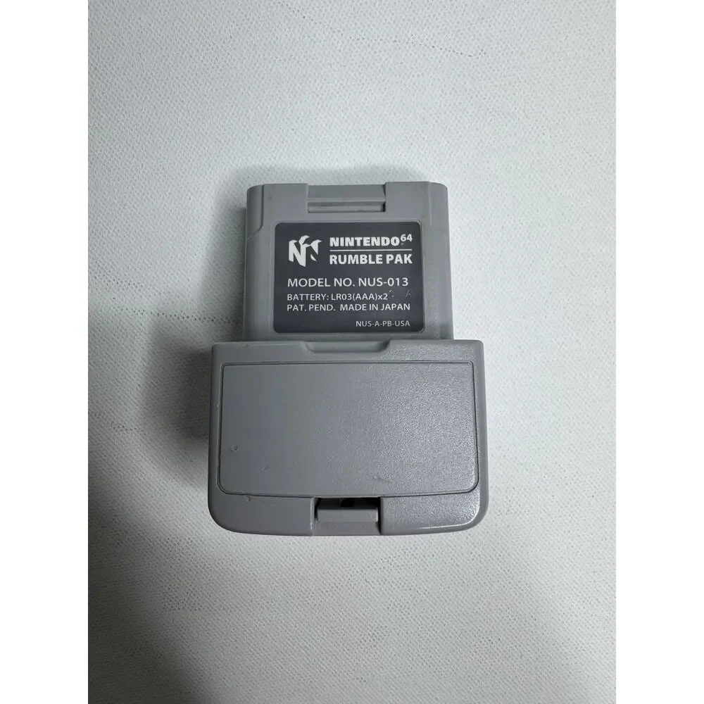 Original OEM Nintendo 64 N64 Rumble Pak - Gray (NUS-013)